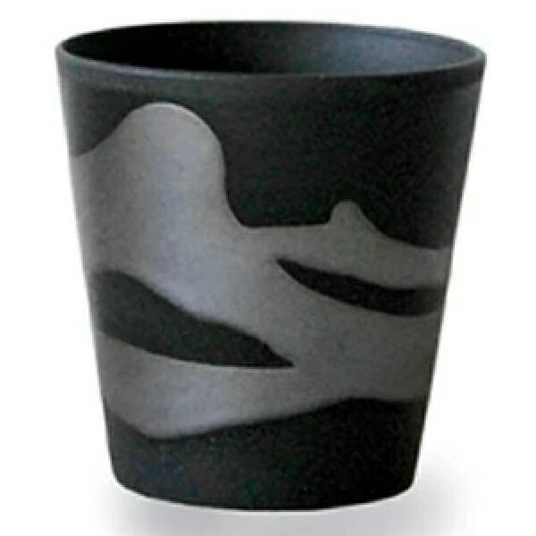 美濃焼 銀流し ロックカップ（350cc）「金昇窯」田端繁道による、ひとつひとつ手造りの作品です。