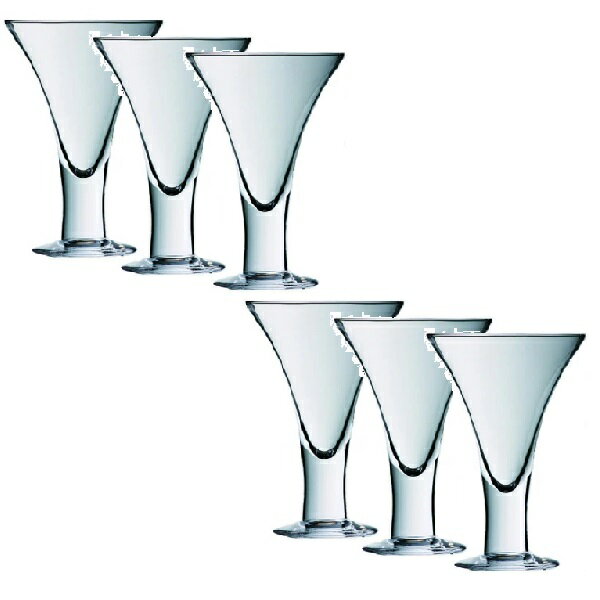 （6客組）二宮クリスタル パフェグラス 60－3パフェ（230cc)