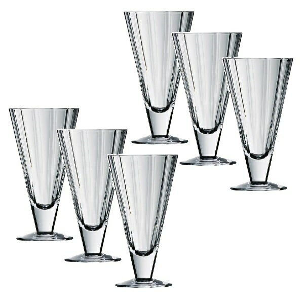 （6客組）二宮クリスタル パフェグラス モールパフェ （260cc)