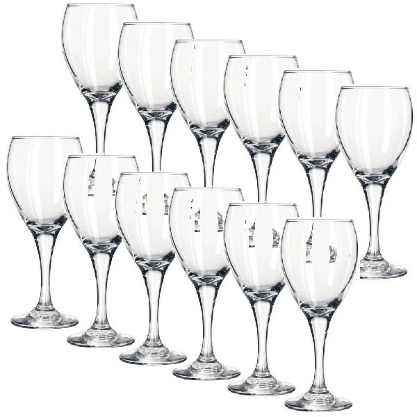 （12客組）Libbey（リビー）ワイングラス ティアドロップ3965（252ml）