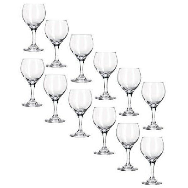 （12客組）Libbey（リビー）ワイングラス ティアドロップ3964（252ml）