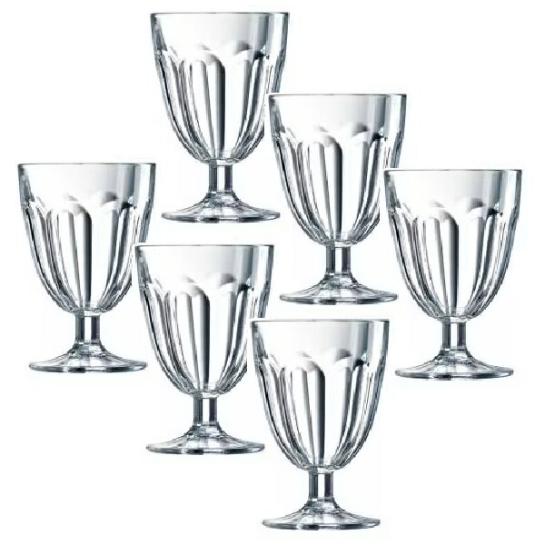 葡萄酒杯 - （6客組）Arc International（アルクインターナショナル）ワイングラス ロマン赤ワイン（215ml）