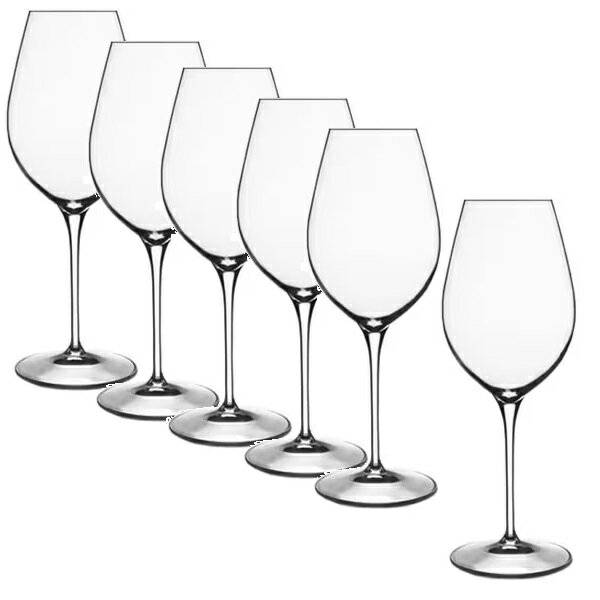 【6客組】Luigi Bormioli（ルイジ・ボルミオリ）ワイングラス ヴィノテク フレスコ（380cc)