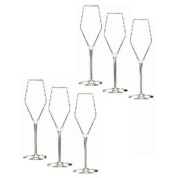 【6客組】Stolzle Lausitz(シュトルツル ラウジッツ) シャンパングラス クアトロフィル29グランキュベ 292ml