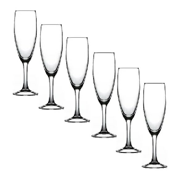 （6客組）Vicrila(ヴィクリラ) シャンパングラス MERLOT メルローフルート15