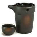 【10ヶセット】美濃焼/JAPAN ゆらり冷酒器 窯変/粉引 1合 約180ml 徳利&猪口【業務 飲食店向け】