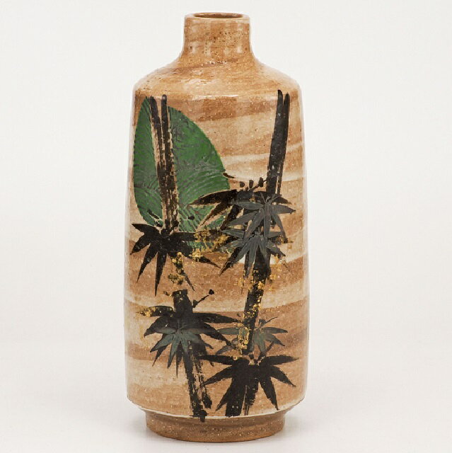Kutani Ware - 日本の伝統工芸品【九谷焼】7号花生　竹