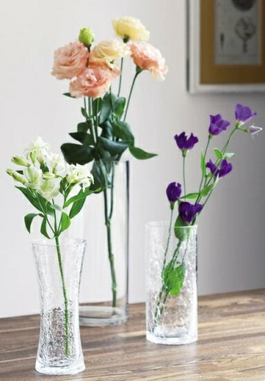 シンプルガラス花瓶 角柱型S サイズ:w10×D10×H20cm [2]