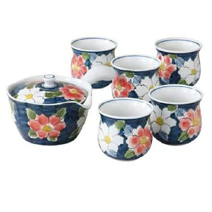波佐見焼 濃山茶花 急須茶器揃 急須300cc・仙茶190cc