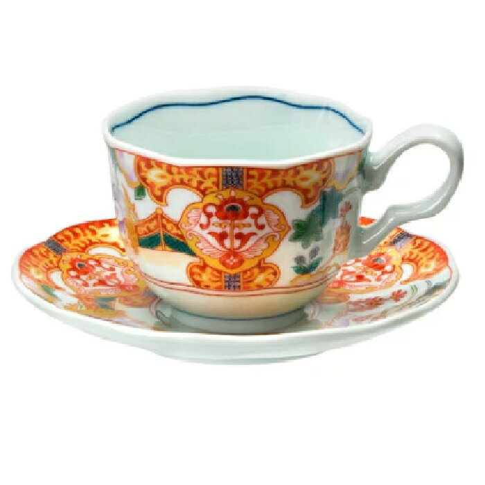 美濃焼 吉祥鹿絵 コーヒー碗皿