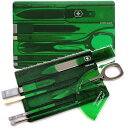 ビクトリノックス VICTORINOX 0.7144.T4 スイスカード T4 GN 半透明グリーン【並行輸入品】