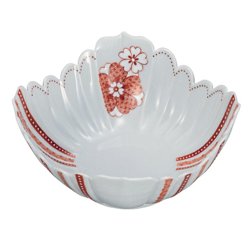 九谷焼 中本恵海 6号鉢 花小紋