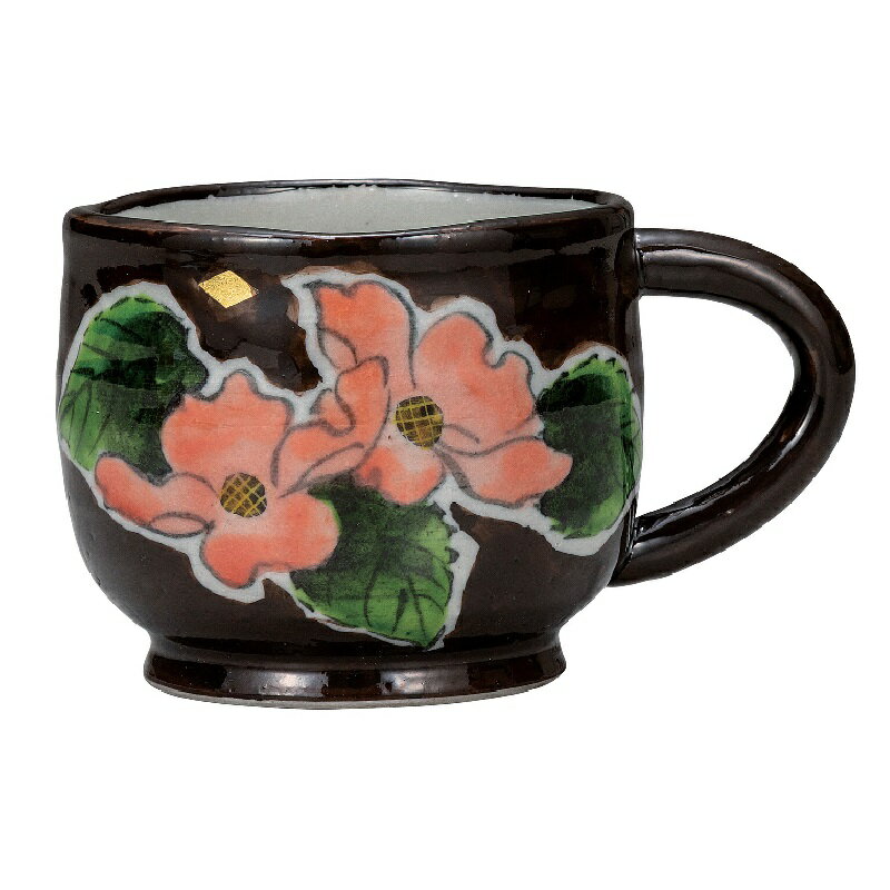 九谷焼 創正窯 マグカップ ハナミズキ