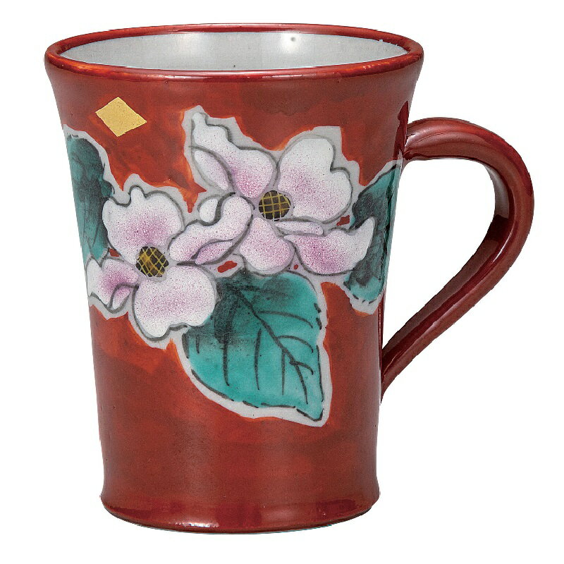 九谷焼 創正窯 マグカップ 花水木