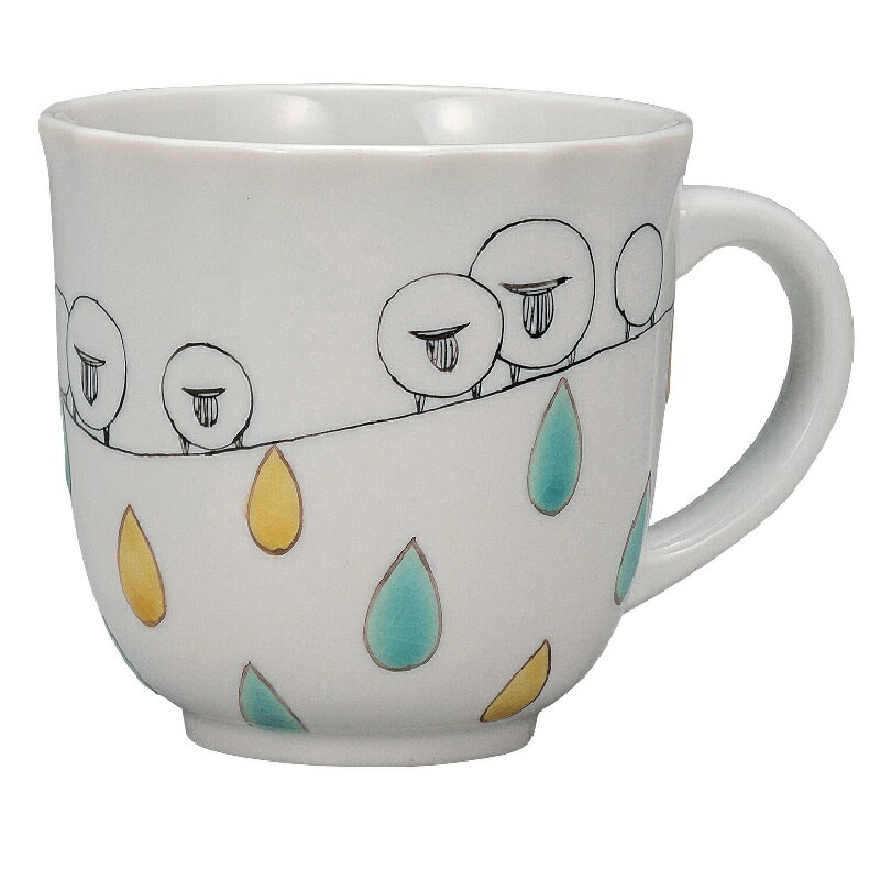 九谷焼 マグカップ 岡田絹代 ひつじドロップ