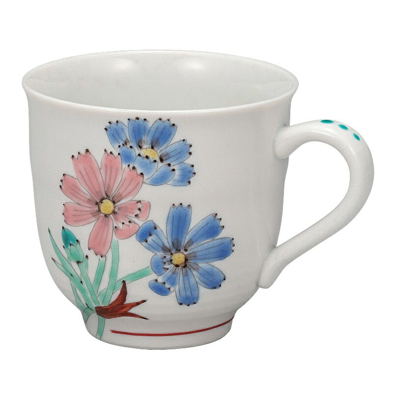 九谷焼 マグカップ・大志窯 コスモス