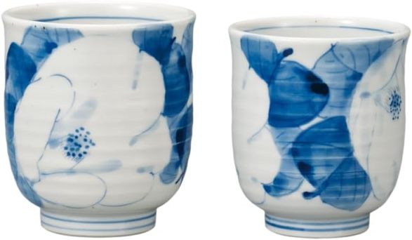Kutani Ware - 九谷焼　組湯呑　白椿＜九谷焼 和食器 鉢 小鉢 人気 ギフト セット 贈り物 結婚祝い/内祝い/お返し＞