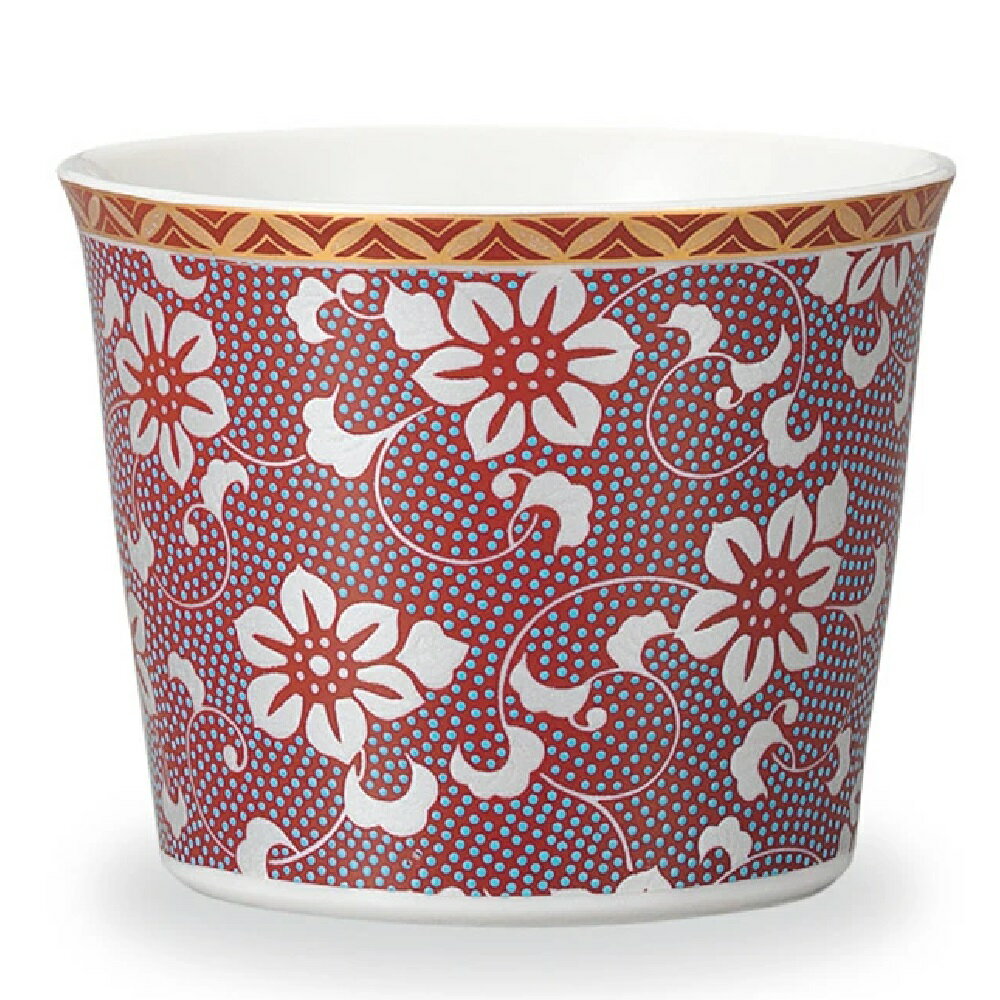 九谷焼 そば猪口 鉄仙紋マロン