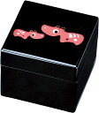 会津漆器 姫ボックス 赤べこ/親子ねこ(化粧BOX アクセサリーBOX)あかべこ/赤ベコ/アカベコ