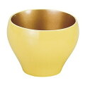 会津漆器 シンプルモダン デザートカップ レモン内金 アイスクリームカップ