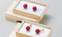 会津漆器 会津塗 アクサセリー サンゴ塗 ピアス(漆・手塗) (ブラ)大玉<ギフト プレゼント 母の日 誕生日 敬老の日 お祝い 結婚式 海外土産>こちらの商品...