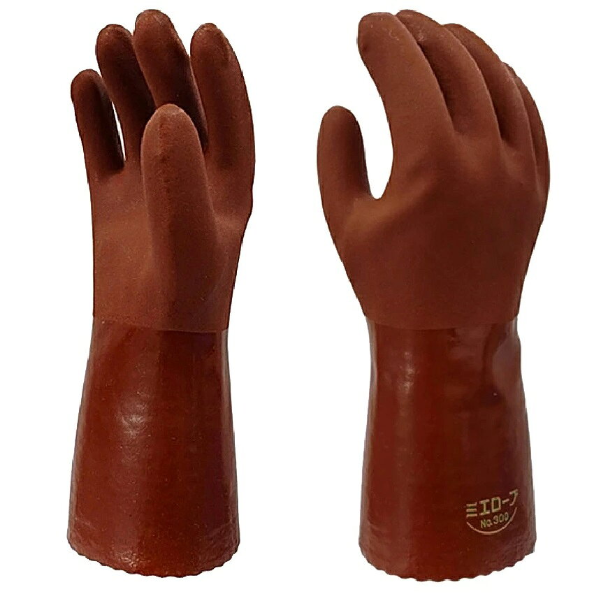 10双組(1双×10)三重化学工業 ミエローブ No.300・ブラウン