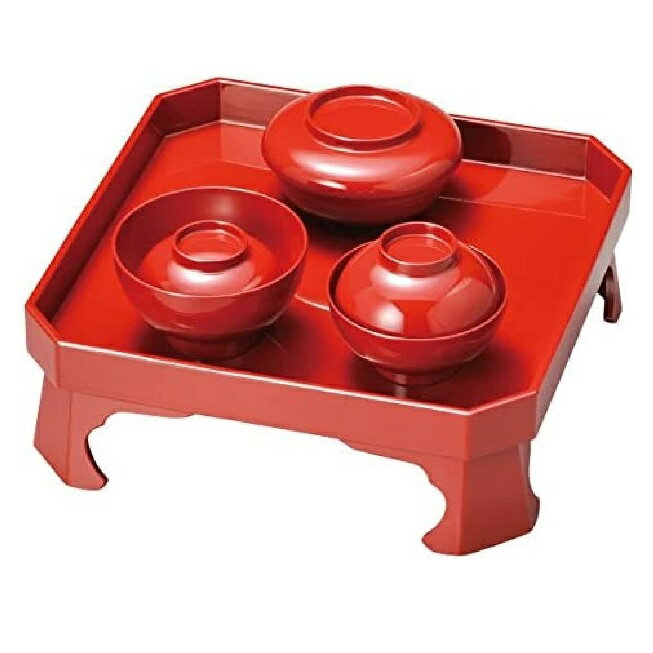 越前漆器・越前塗 雅乃 喰初膳 朱