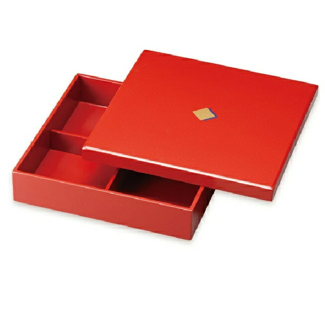 越前漆器・越前塗 雅乃 色紙 7.5一ヶ重 朱