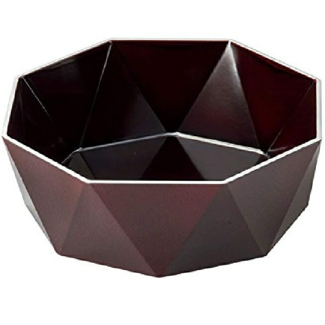 越前漆器・越前塗 雅乃 銀彩 クラウンパーティ 溜