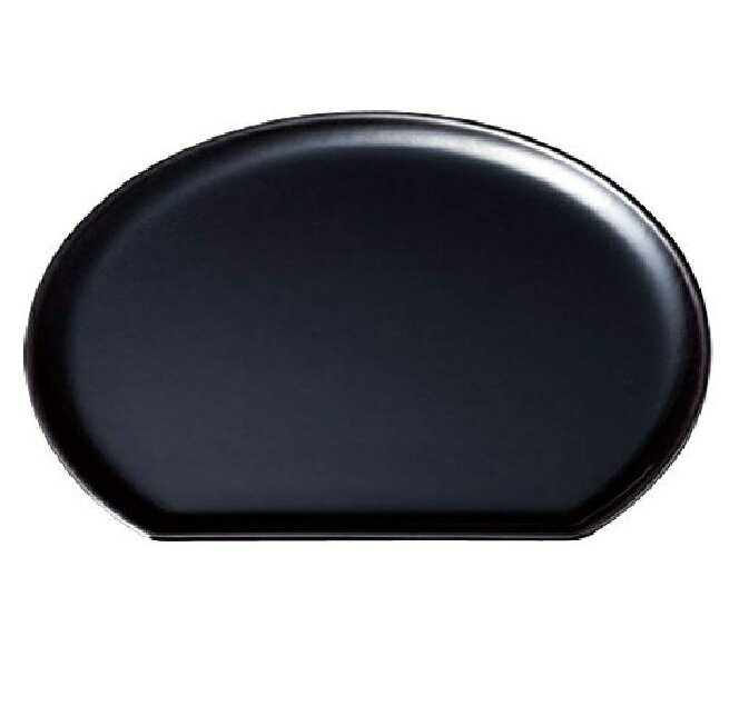 越前漆器・越前塗 雅乃 半月 銘々皿 溜