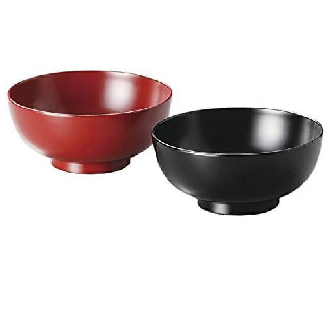 Rakuten - 越前漆器・越前塗 雅乃 夫婦椀 洗浄機対応夫婦汁椀（小） 黒・朱