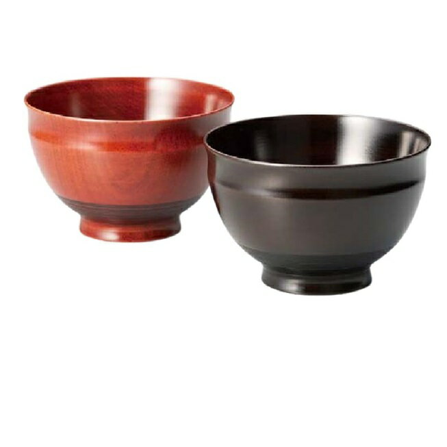 越前漆器・越前塗 雅乃 夫婦椀 Sakura ペア汁椀 黒・赤