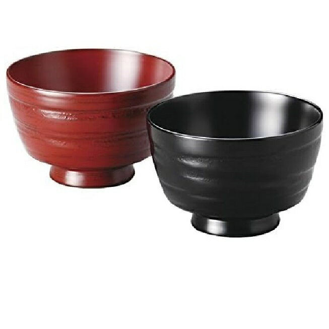 越前漆器・越前塗 雅乃 地の粉 振袖夫婦椀 古代朱・黒(伝統工芸士・梶原伸夫作)