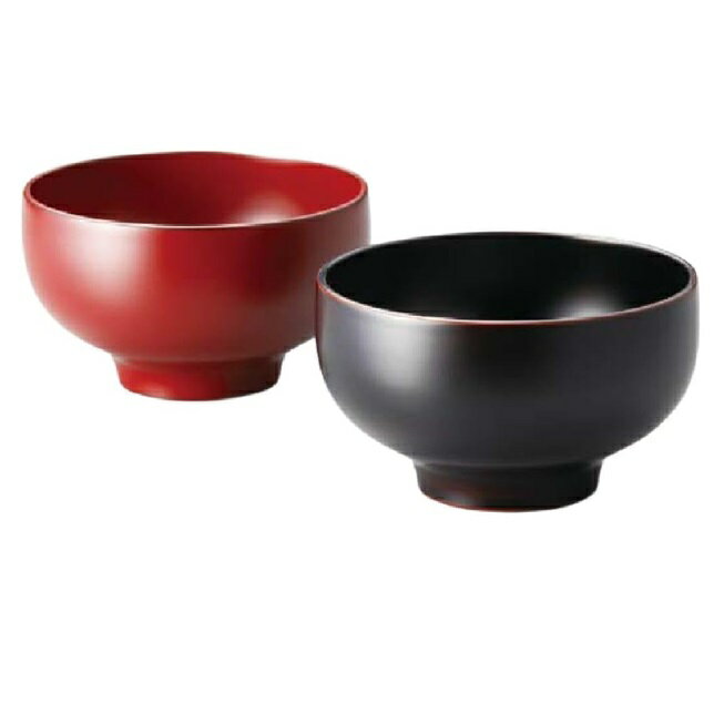 越前漆器・越前塗 雅乃 夫婦椀 やまと お好み布袋 ペア椀 溜・古代朱