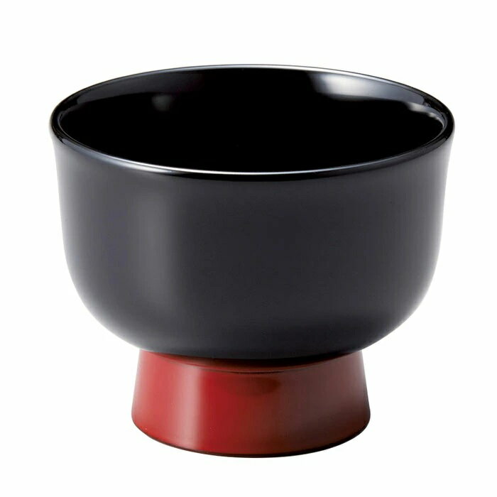越前漆器・越前塗 雅乃 一口椀 (黒ツバ朱)