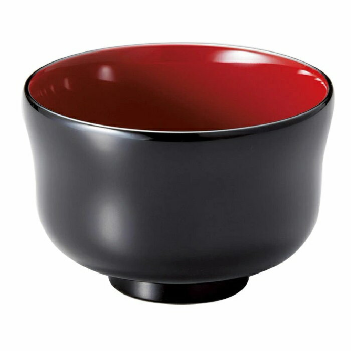 越前漆器・越前塗 雅乃 瓢汁椀 (食洗機対応) 溜内朱