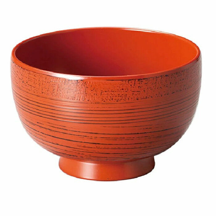 越前漆器・越前塗 雅乃 渕布さび椀 (食洗機対応) 根来