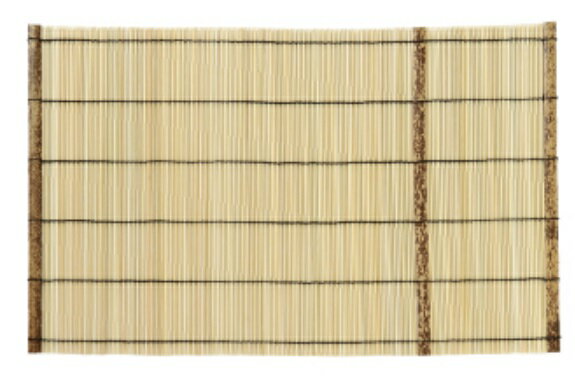 【5枚セット】日本製　白竹ランチョンマット（両面使用可能）サイズ：30×45cm（テーブルコーディネイトに・・・）
