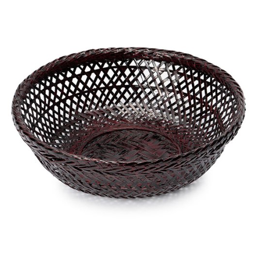 竹製　盛カゴ　バスケット　Φ24cm×7cm（果物やちょっとした小物の収納等に・・）