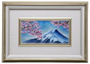 伝統工芸 七宝焼 額 Picture 冨士桜 113-09