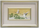 伝統工芸 七宝焼 額 Picture 松に鶴 113-10