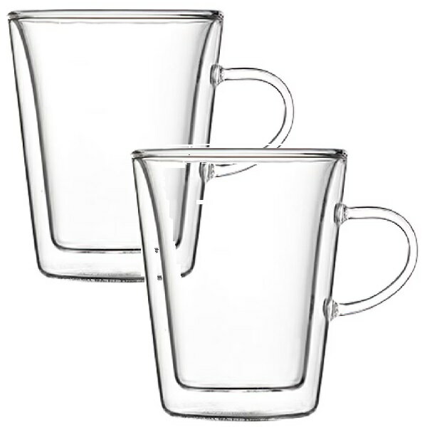 【2客組】bodum（ボダム）タンブラー ダブルウォールグラス キャンティーンマグ 200 200ml