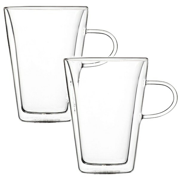 【2客組】bodum（ボダム）タンブラー ダブルウォールグラス キャンティーンマグ 400 400ml