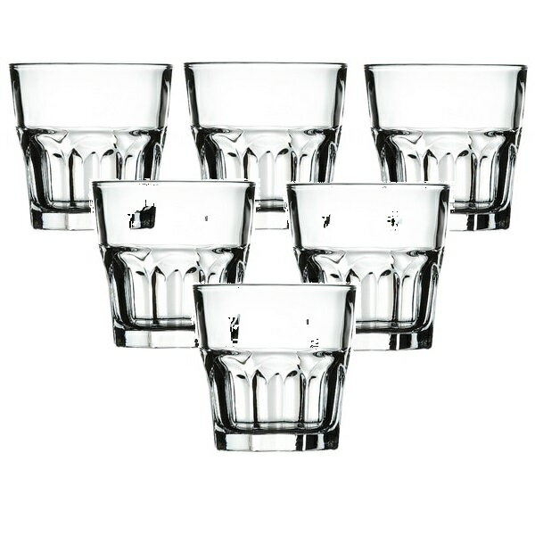 【6客組】Arc International（アルクインターナショナル）ロックグラス グラニティ 160 オールド