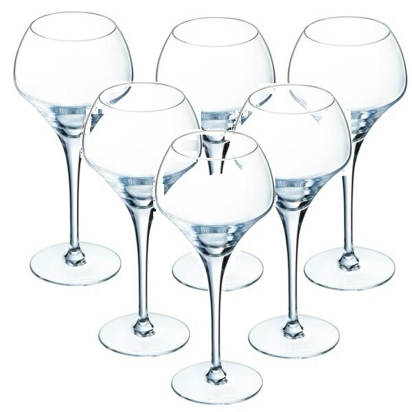 Wine Glasses - 【6客組】Arc International（アルクインターナショナル）Chef & Sommelier（シェフ＆ソムリエ） ワイングラス オープンナップ タニック55 550cc 全面強化ガラス 食洗機対応