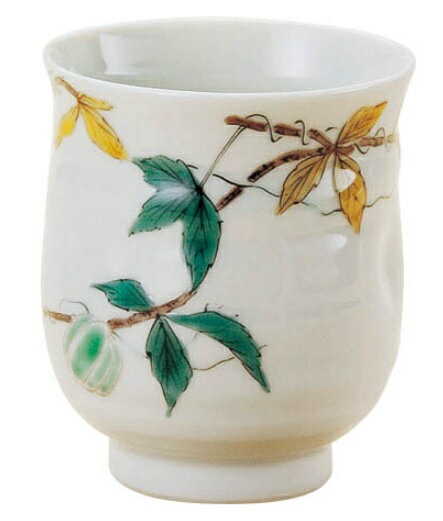 九谷焼　宮本晄　風船かずら　湯飲み・湯呑約140ml/組湯呑