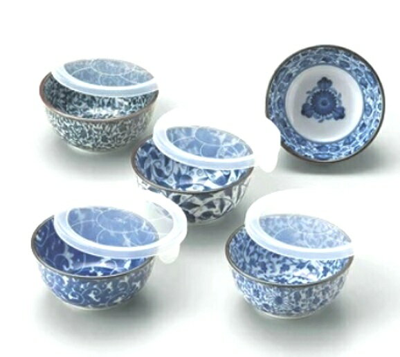 美濃焼/JAPAN　藍遊器 パック付小鉢揃