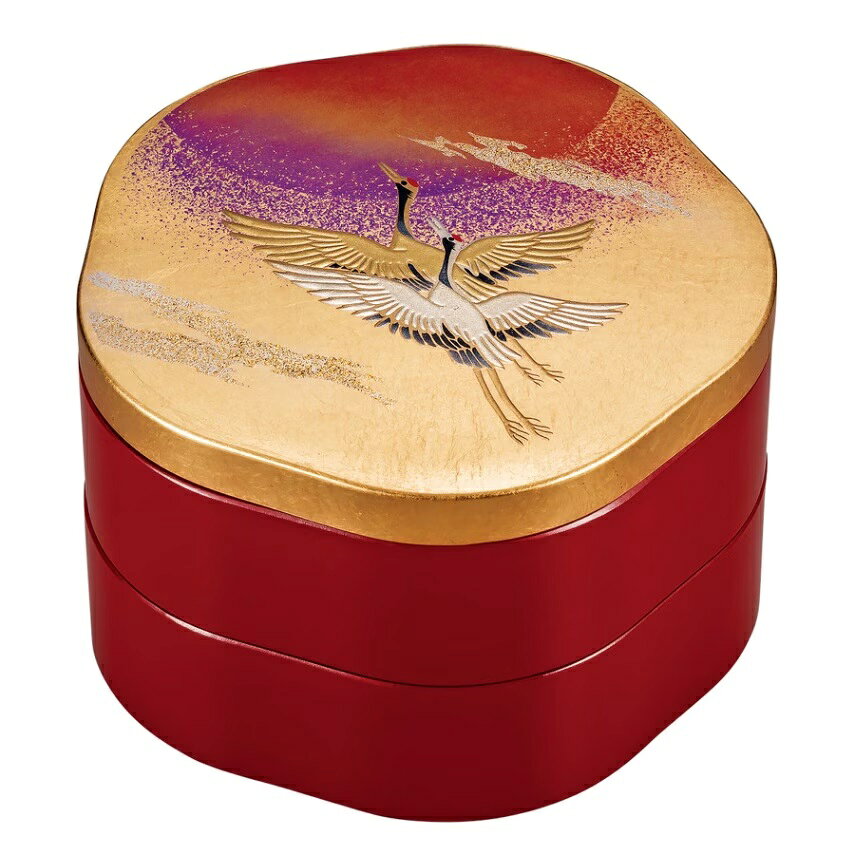山中漆器 5.0花重 天祥鶴（G）