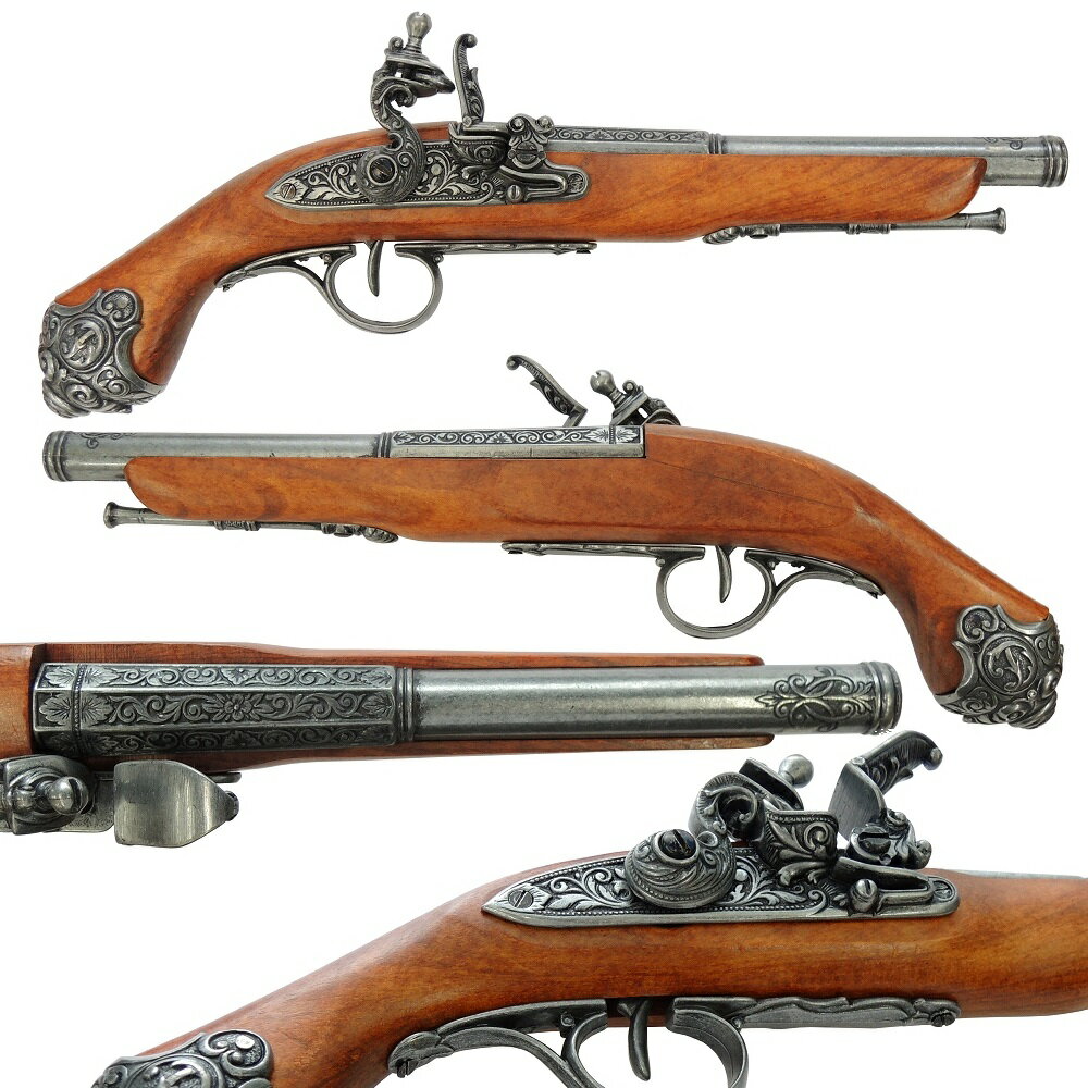 銃レプリカ フリントロック グレー