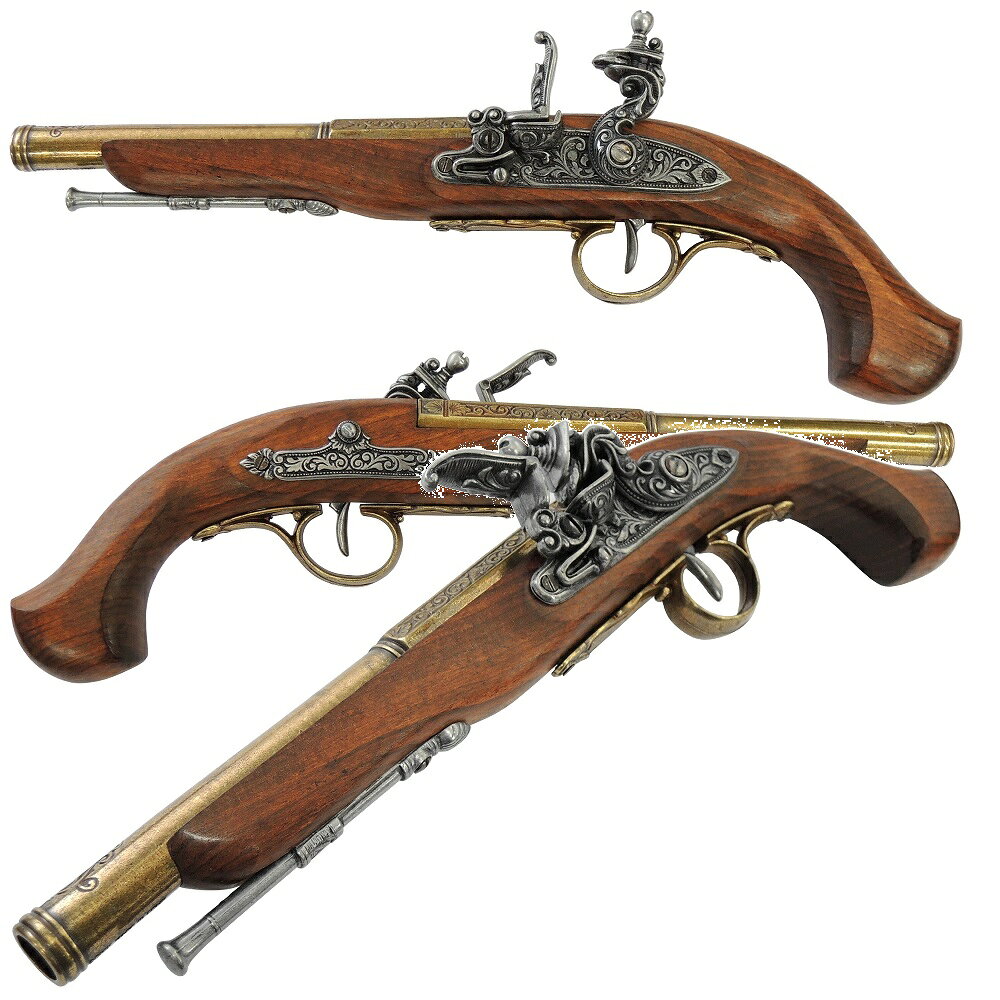 銃レプリカ フリントロック ゴールド